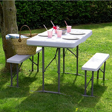 Vanage VG-4451 Set Birreria, Bianco, 109x75x74 cm