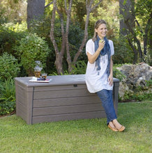 Keter Brightwood 17194454 Baule da Giardino cassapanca per Esterno, 455 l