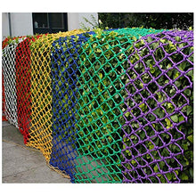 MFLASMF Rete di Sicurezza Protezione per Balcone Rete di Sicurezza per Scale per Bambini, Rete in Nylon colorato, Rete anticaduta per Balcone, Rete per Recinzione da Giardino, Rete per dec
