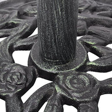Tidyard Base ombrellone, Supporto per Ombrello, Base per Ombrellone da Giardino in Ghisa 12 kg 48 cm