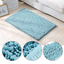 Cuscino da bagno Pad Capelli lunghi Felpati spessi e fini Indossabile per la cucina per la casa(Blue-green)