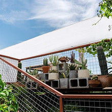 Tenda da Sole A Vela, Parasole Rettangolare in Tessuto Parasole, Tende da Esterno Traspiranti per Pergola Cortile da Giardino Patio, Sabbia, Facile da Installare,2 * 5M