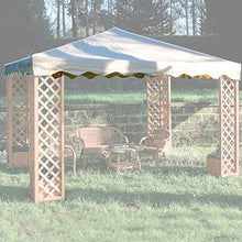 GIARDINI DEL RE Top Copertura Gazebo Maxima, Spalmato in PVC, Ecru, 300x400x1 cm