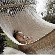 WMYATING 2 Person Hammock Boho Grande Europeo Rame Frangia Deluxe Spiaggia Swing Net Sunshine Sedia all'aperto Indoor Appeso Deco Cure Lazy Sedia