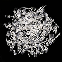 SaySure - 100Pcs 5mm White Ultra-Bright LED Light Lamp