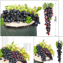 BIGBOBA. 18 Grano/Simulazione Plastica Frutta UVA Stringa Decorazione,Verde Protezione Ambientale Decorazione Domestica in Rattan