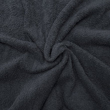 Beautissu Telo Mare XL Marbella 70x200cm - Asciugamano di Spugna Ideale per Sdraio e lettini - 100% Cotone - Antracite