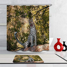 LIYAN Combinazione Bagno. Immagini Chiare E Colori Vivaci Rendono Il Tuo Bagno Pieno di Vita. Accessori da Bagno. Leopardo Feroce.