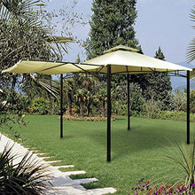 VERDELOOK Telo di Ricambio per Gazebo Antigua 3.30x3.30 m, Beige