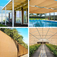 Balcone Protezione Ponte E Recinzione Schermata Privacy Parabrezza Protezione UV Cinghie Incluse Ombrellone Esterno for Appartamenti, Prati, Piscine (Color : Yellow, Size : 1.8x8m)
