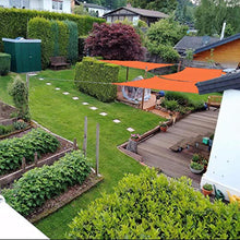 YCDZ Shade Sails Triangolo, Tende Impermeabili, 98% Impermeabile E Protezione UV Tende, per Giardini, Terrazze, Corde, Balcone Tettoie, Sun Shades (Rosa Rossa,3 x 4 x 5m)