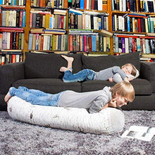 MeroWings - Cuscino da pavimento con tronco d'albero, modello Nordic Birch Jumbo