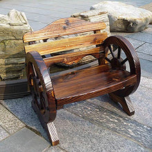 GaoF Panchine per terrazze da Giardino panchine per Il Tempo Libero in Legno massello, panchina per Bambini da 2-3 Persone per Esterni