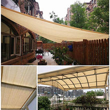 MVNZXL Perfetta Rete ombreggiante Anti-UV, Protezione Solare in Rete Solare Traspirante Resistente Giardino Balcone Piante grasse Diverse Dimensioni (Colore: Beige)