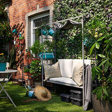SVANÖ panca pergolato 119x48x179 cm grigio