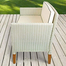 Gartentraum Divano da Giardino in Rattan 2 posti con Cuscini - Divano Albaran