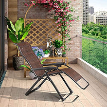 AAGYJ Sedie da Giardino reclinabili, Sdraio Pieghevole, 350 libbre robuste sedie a Sdraio in Vimini Regolabili in Rattan, per Patio Giardino Esterno Balcone Interno