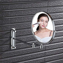 Specchio per Il Trucco Specchio a Muro a Muro Specchio da Bagno Pieghevole Specchio da Bagno a Doppia Faccia Mirror Specchio di Bellezza Movoo
