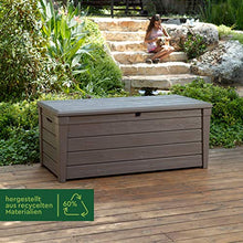 Keter Brightwood 17194454 Baule da Giardino cassapanca per Esterno, 455 l