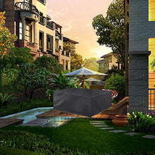Moolo Copertura Antipolvere per Sedia A Prova di Poltrona da Esterno Impermeabile per Giardino (180x120x74cm)
