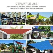 Outsunny Tenda Tendone Parasole Triangolare Tenda a Vela (Colore: Bianco Avorio, Dimensione: 3x3x3m)