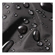 LJWLZFVT Coperture per divani da Giardino - coperture per arredo Giardino a Forma, copridivano per EsternoCopertura Mobili Giardino Impermeabile-Nero 222x286x82cm