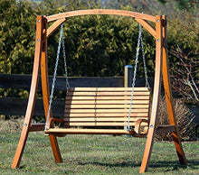 AS-S KUREDO-OD - Dondolo da giardino motivo Hollywood, in larice