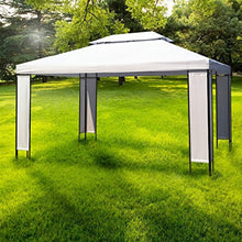 Festnight Gazebo in Bianco 3x4 m da Giaridno Patio per Esterno