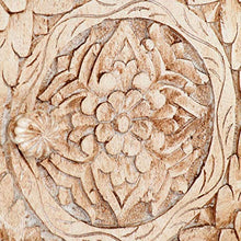 Comodino 40x30x50 cm in Legno Massello di Mango