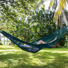 Messicano Amaca a Rete Double Plus Edition Verde Scuro
