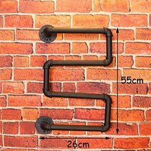 LHQ-HQ Water Pipe Wine Rack Wall Hanging Display Stand Bar Rack