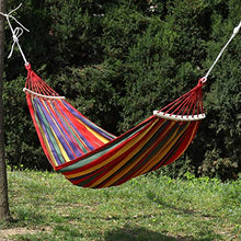 N\C Amaca da Campeggio con Barre per la Diffusione Traspirante Amache di Cotone, Massima capacità di Carico 300 kg, per Campeggio Giardino Viaggio, 200 * 80cm