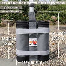 ABCCANOPY - Set di 4 sacchi per pesi per gazebo pop-up di qualità industriale, super resistenti