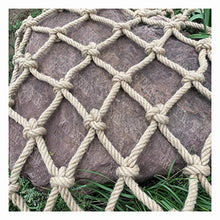 XXN Rete della Canapa della Maglia,Rete Decorativa per Soffitto Industriale Cargo Climb Net Scala per Bambini in Corda di Juta di Cotone Rete per Corrimano per Casa Sull'albero per Adulti per Bambini