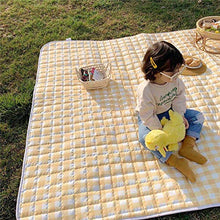Eantpure Cuscino da Picnic per Esterno Impermeabile e Cuscinetto antiumidità Cuscino Pieghevole Pieghevole Portatile-Crosshuang 190 * 200