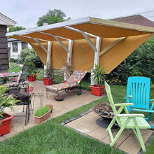 MKWEY Tenda da Balcone in Plastica per Esterni 3m x 3m, Telone PVC, Telone con Occhielli E Cordino Heavy Duty, Copertura Protezione Piante Telone Impermeabile