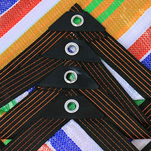 Teloni A Strisce A Cinque Colori, Tenda da Sole per Esterni da Giardino Telo Impermeabile per Balcone E Terrazza Bordo Spesso Occhielli in Metallo 120 G/M²(Size:2×10M)