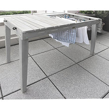 Habau Balkontisch Tavolo da Balcone, Legno, Grigio
