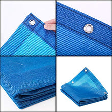 Shading Panno Blu Anti-Ultravioletta Solare Net 6 Pin Crittografia Ispessimento for Piscina, Balcone, terrazza, Ombra Coperto (Size : 1.9m×2m)