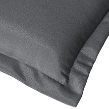 Beautissu Cuscino per Sedia a Sdraio Loft HL 120x50x6cm Resistente e Comodo Anche per sedie reclinabili, spiaggine e poltrone - Grigio