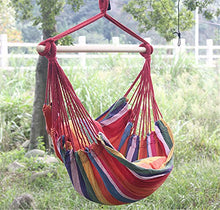 Guoyajf Amaca da Campeggio Portatile - Altalena per Bambini con Braccioli, Materiale in Cotone Traspirante (Compresi 2 Cuscini). Grandi Dimensioni Doppie, Leggere