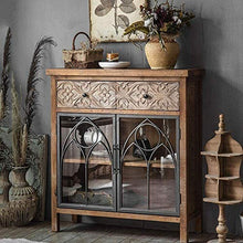 HLZY Armadio Laterale Accento, armadi da Cucina Armadietti Buffet Armadio Server 2-Door Free Standing Governo di immagazzinaggio Armadio Cucina Ingresso Governo di immagazzinaggio Multi-Layer