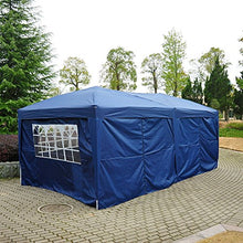homcom Outsunny Gazebo Pieghevole da Giardino Esterno con 6 Pannelli Laterali 6X 3X 2,55m