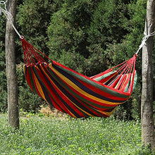 KoelrMsd Ice Mesh Hammock Altalena singola antiaderente a strisce rosse 280 * 80 con custodia in corda Aa da esterno antiribaltamento
