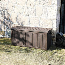 XLLLL Cassapanca da Esterno Baule Cassa Panca Portaoggetti per Bici Starplast Panca da Esterno Esterno Impermeabile da 75 Galloni Scatola da Giardino per Esterni in Plastica