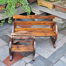 GaoF Panchine per terrazze da Giardino panchine per Il Tempo Libero in Legno massello, panchina per Bambini da 2-3 Persone per Esterni