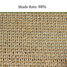Rete ombreggiante 88% Tessuto Anti-UV Giallo, Backyard/Sun Room/Camping Cool Runners con Gommini, Estiva (Size : 2×7m)