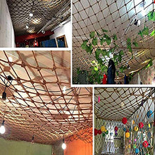 HSTFR Rete in Corda di Canapa - Rete da Arrampicata per Bambini Tessuto a Mano Multifunzionale, Rete in Canapa per Bambini Rete Decorativa per Rete da Arrampicata appesa