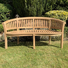Panca da giardino in teak per arachidi a 3 posti, taglia unica, 5822