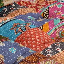 vidaXL Pouf per Divani Pallet per Sedile e Schienale Cuscino Arredo Casa Interni Esterni con Imbottitura Multicolore in Tessuto Patchwork in Cotone